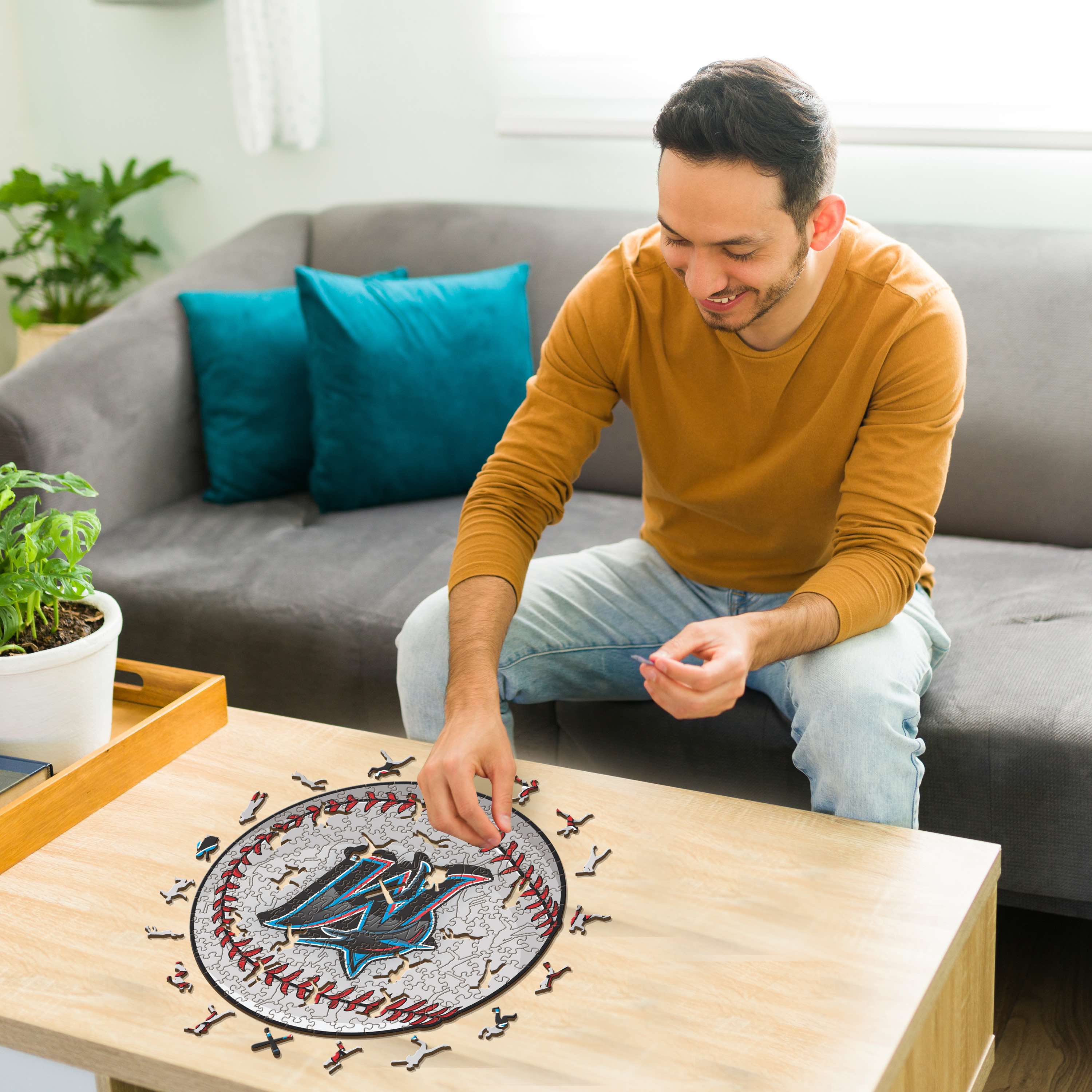 Miami Marlins™ - Wooden Puzzle