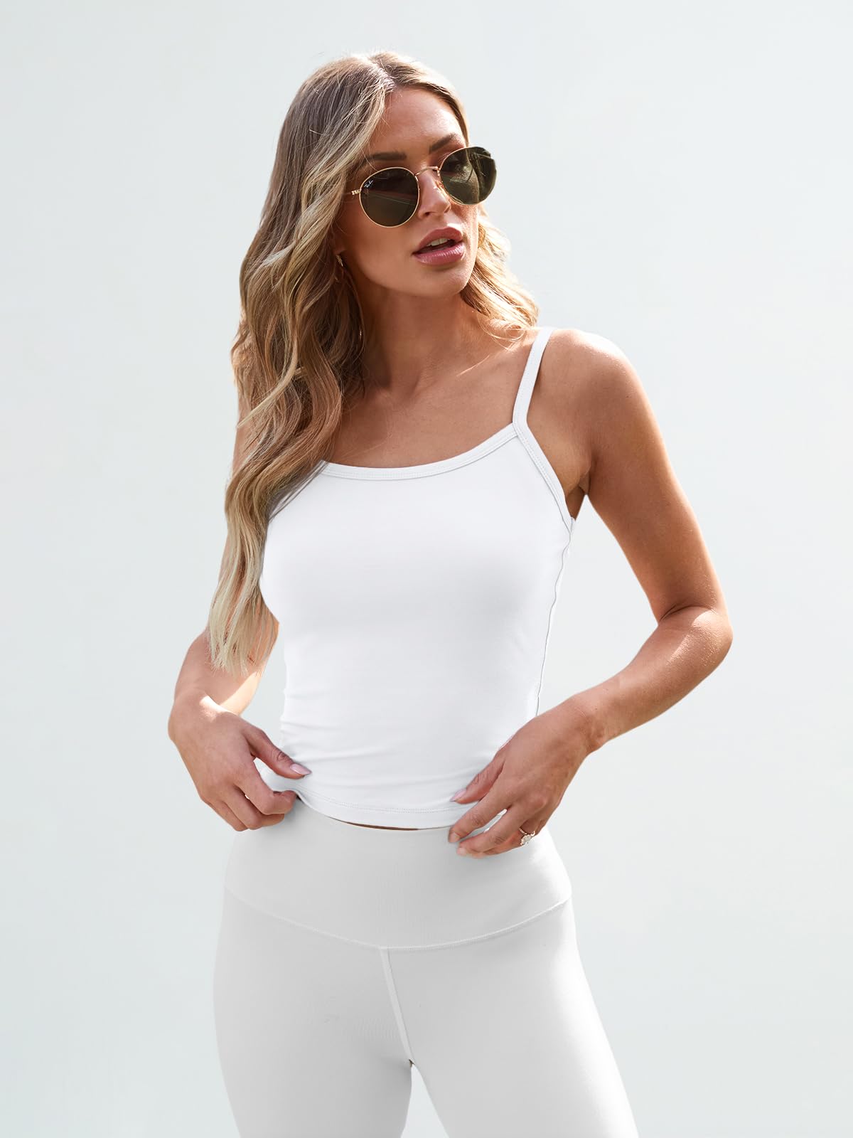 Women's Adjustable Spaghetti Strap Summer Camisole Top