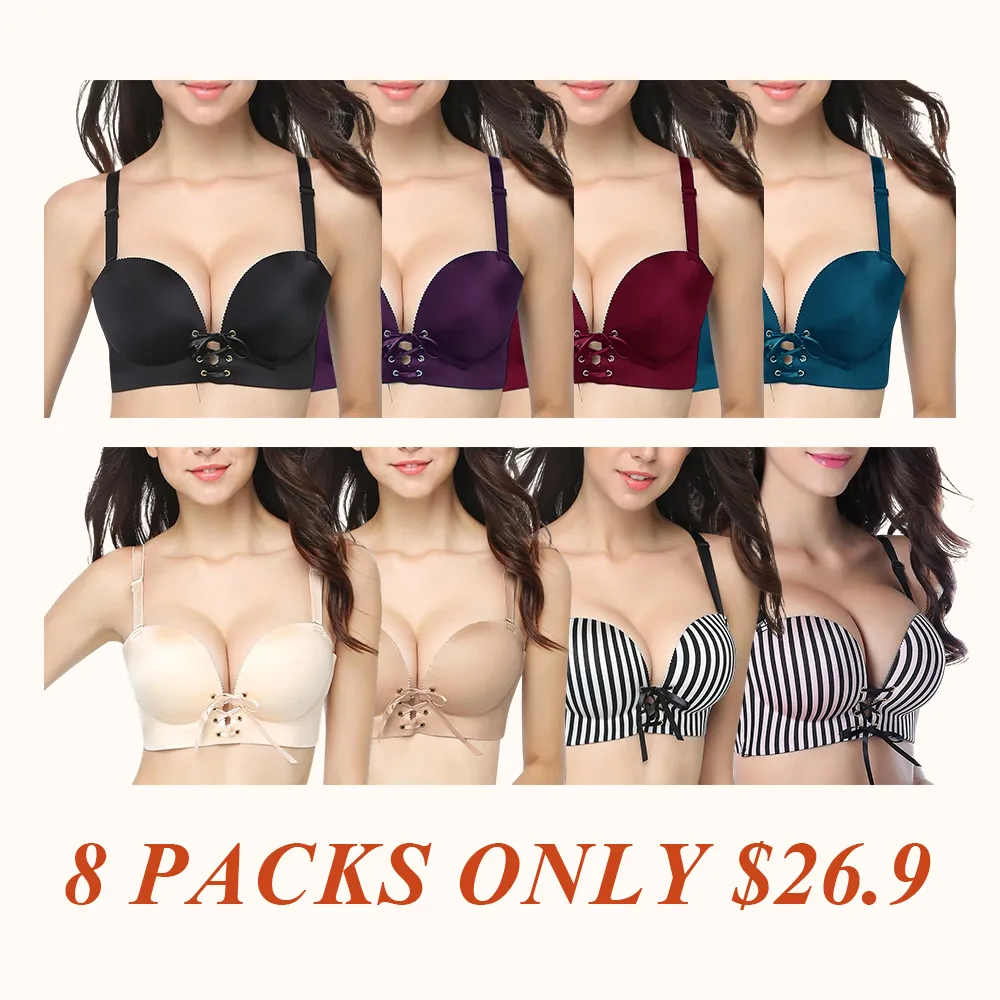 Two Cups Bras Brassiere for Women Push Up Padded Unlined Comfort Womenswear