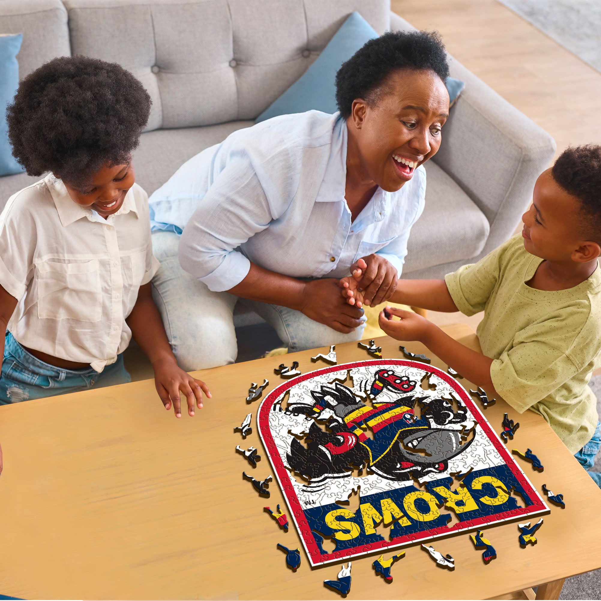 Adelaide FC Retro Mascot - Wooden Puzzle