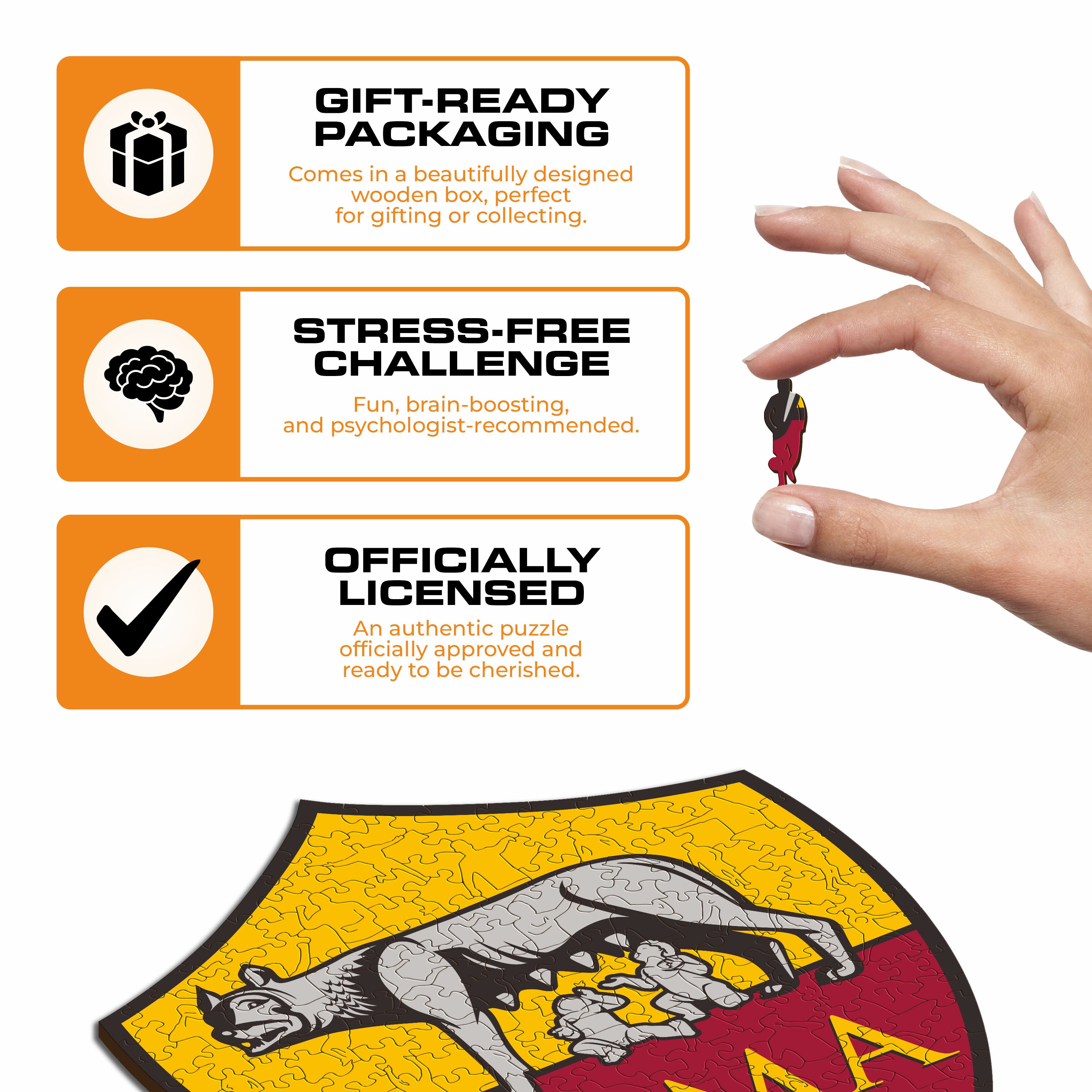 AS Roma® Logo - Wooden Puzzle