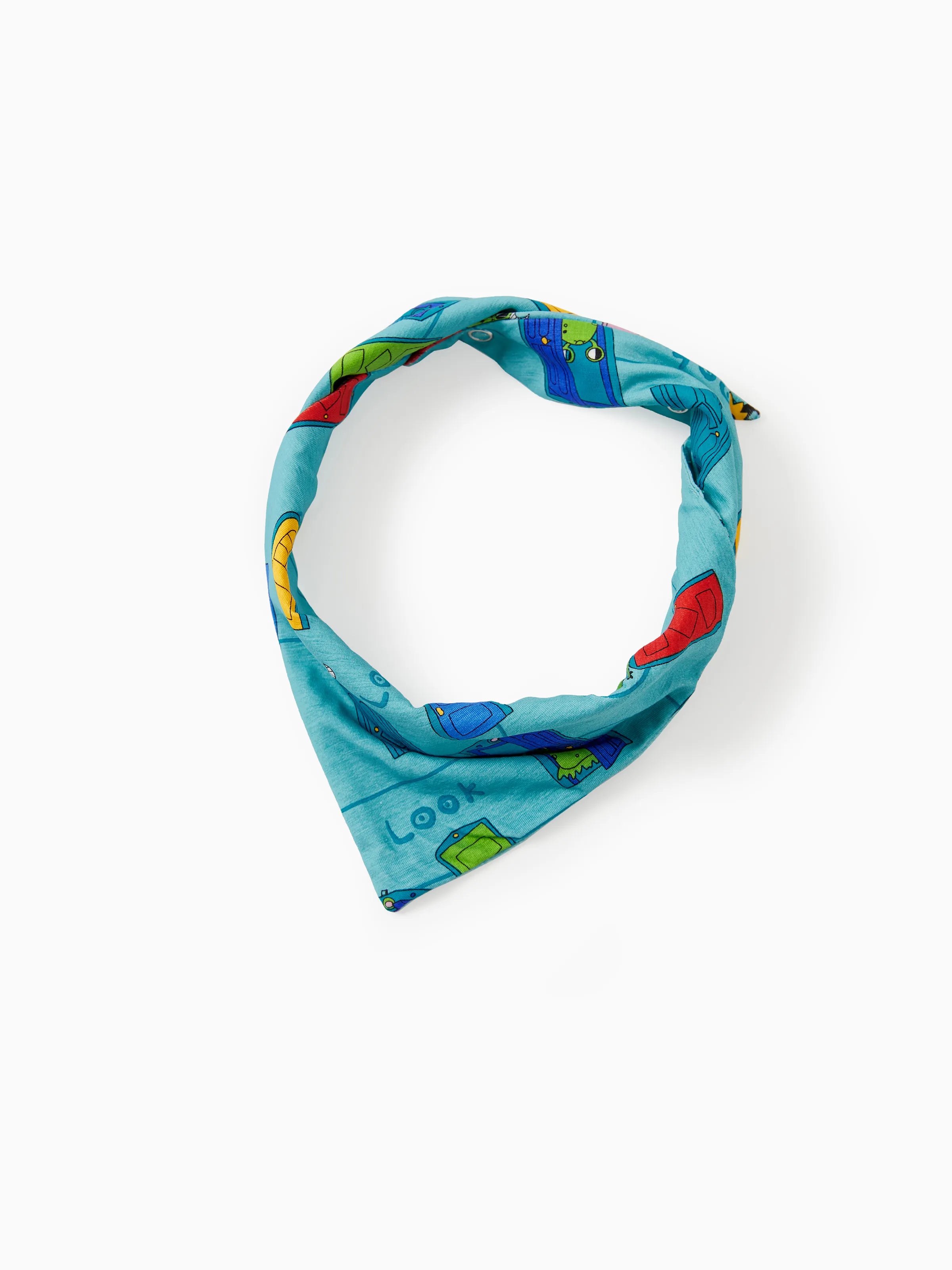 Bamboo Family Pajamas Cartoon Print Short-sleeve Matching Pajama set ( Snug-Fitting for Children ) Green