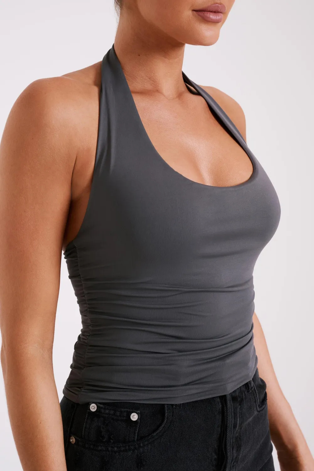 Recycled Nylon Halter Top