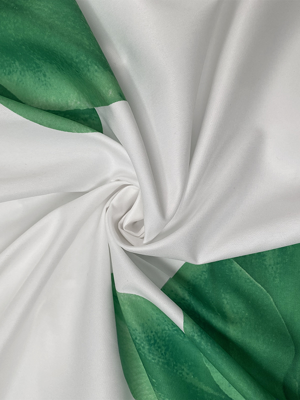 Flower Print Pleated A-Line Loose V-Neck Midi Dresses