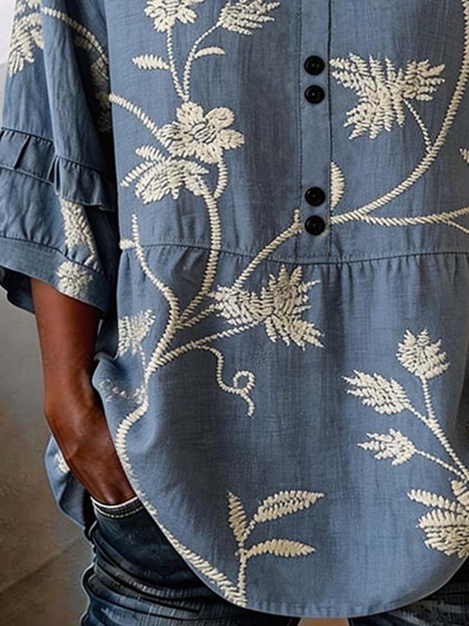Women'S Casual Printed Top