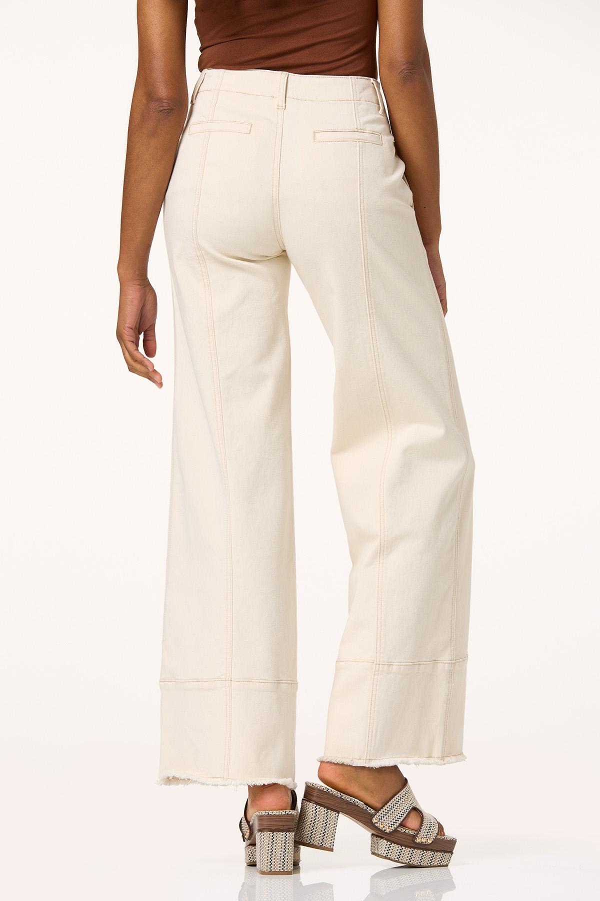 Natural Wide Leg Jeans