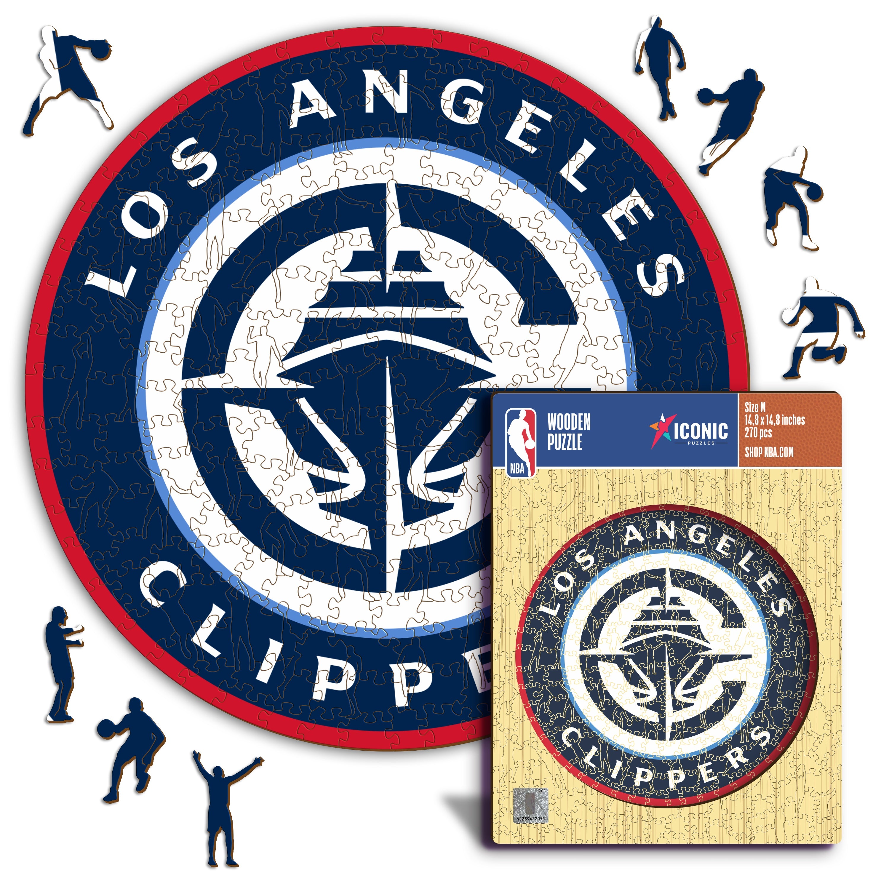Los Angeles Clippers™ - Wooden Puzzle