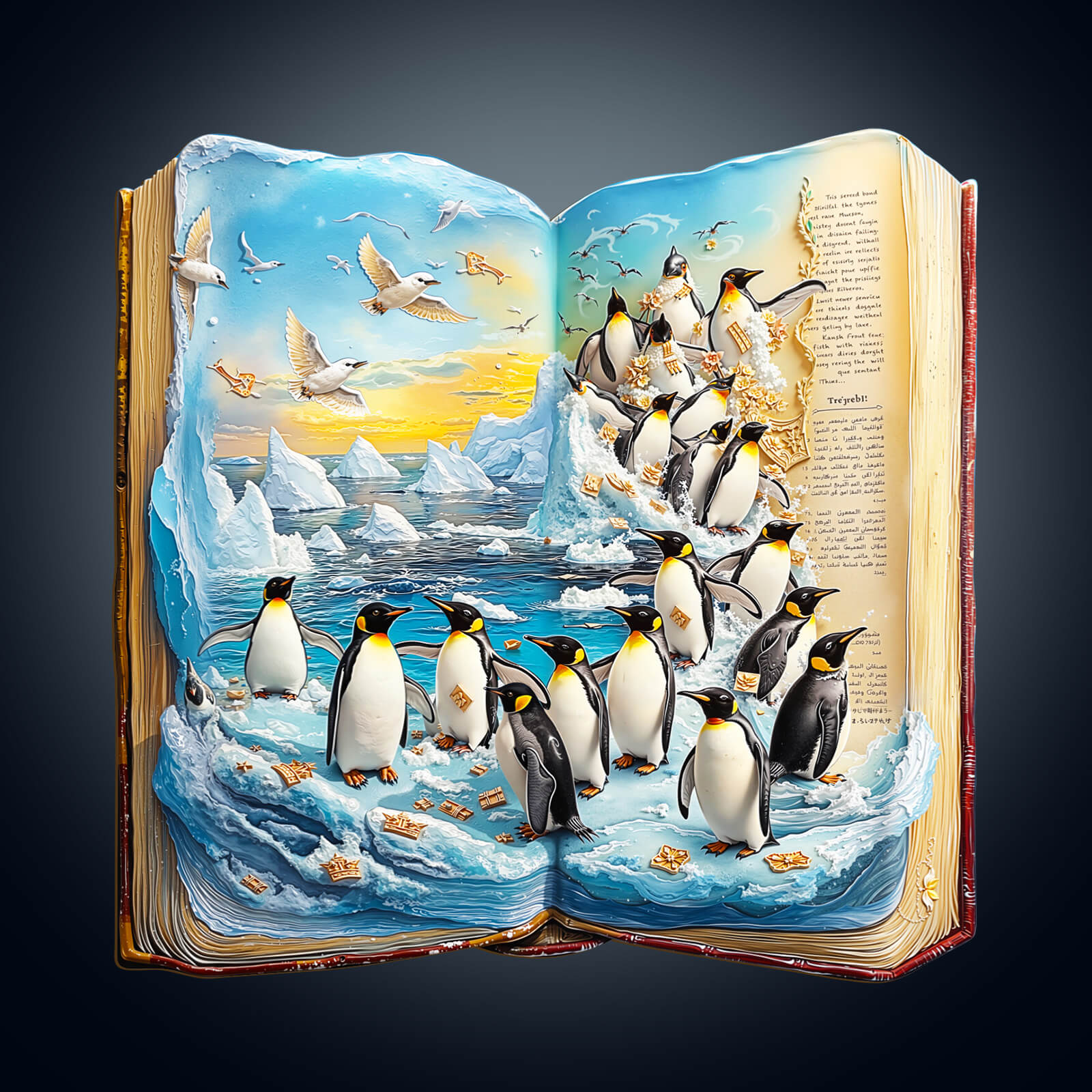 Penguin Story Wooden Jigsaw Puzzle