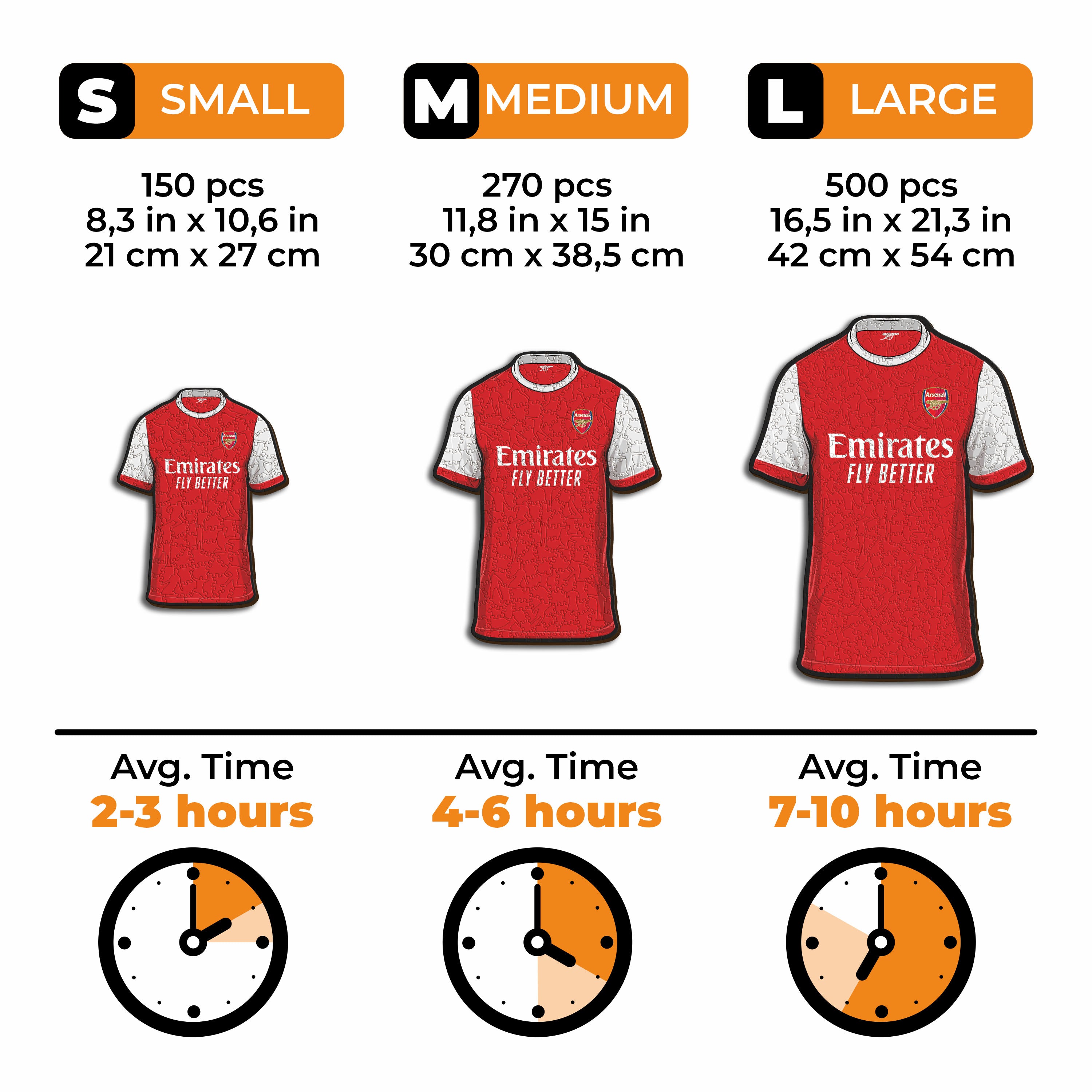 Arsenal FC® Jersey - Wooden Puzzle