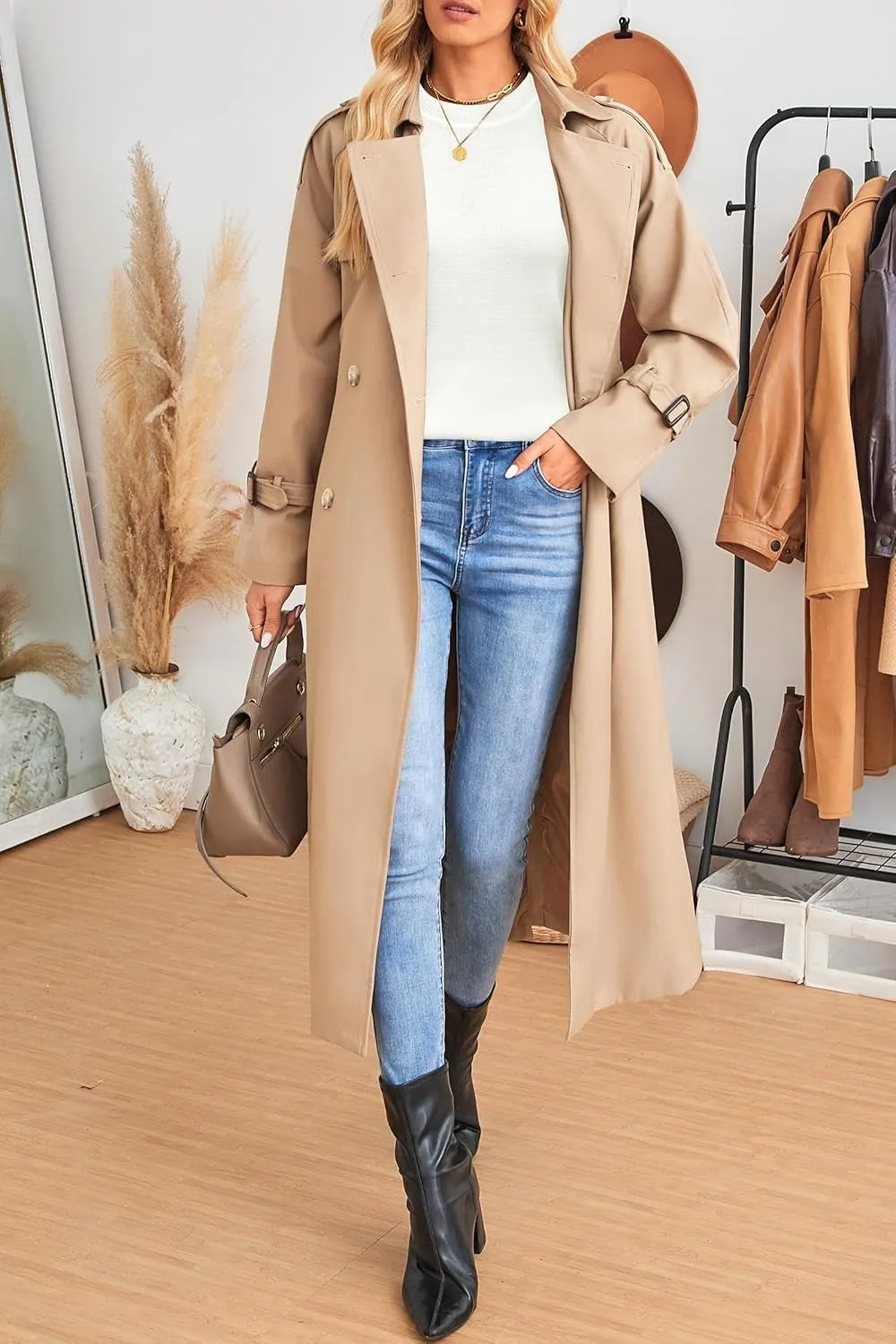 Women Fashion Wool Blend Sweater