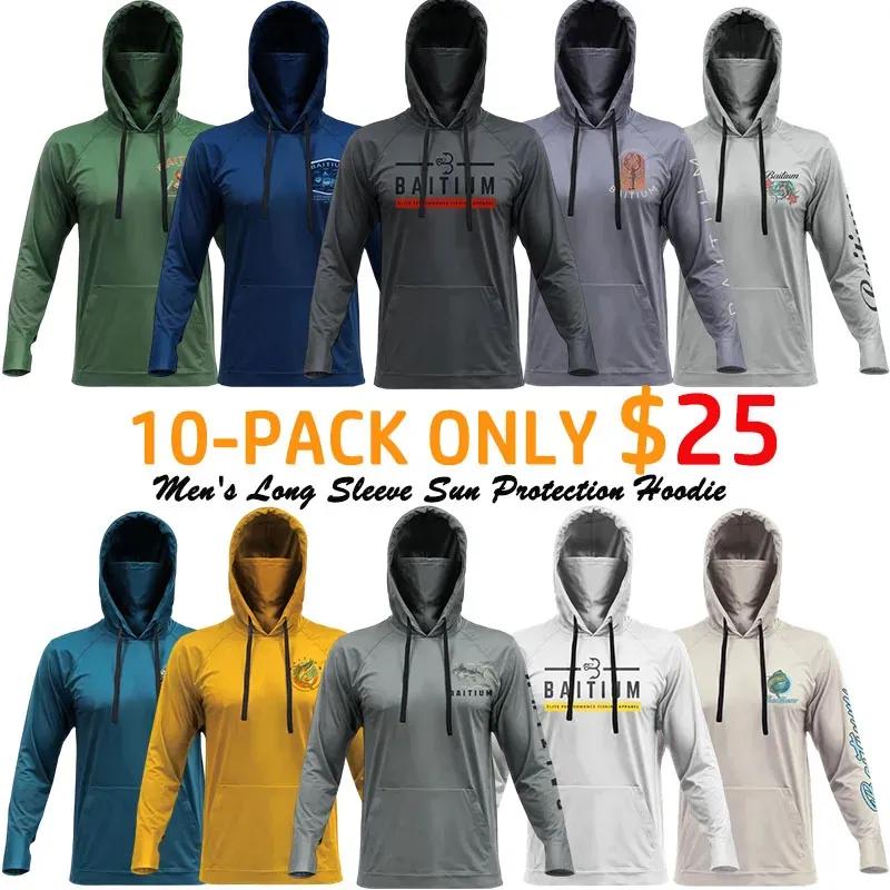 U Premium Outdoor Wear, Sun Protection, Lightweight, Breathable, Moisture-Wicking -Fishing Shirts us