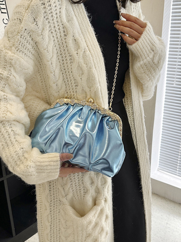 Pleated Shiny Bags