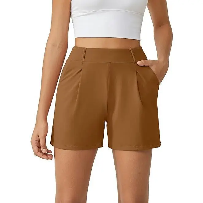 Women Trendy High Waisted Casual Summer Shorts