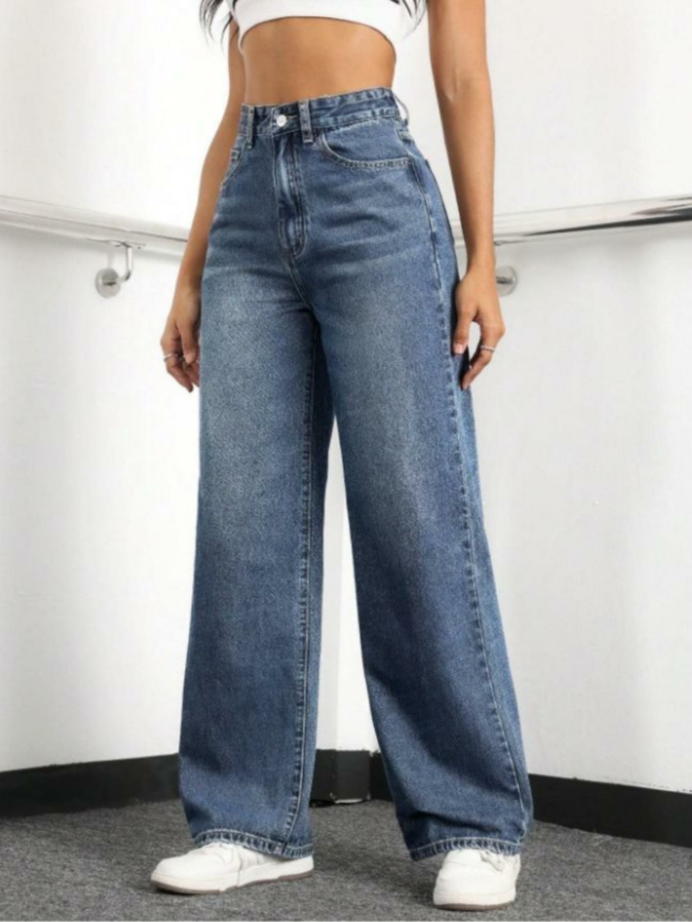 Women’s Comfort Stretch Elastic Waist Denim Jeans