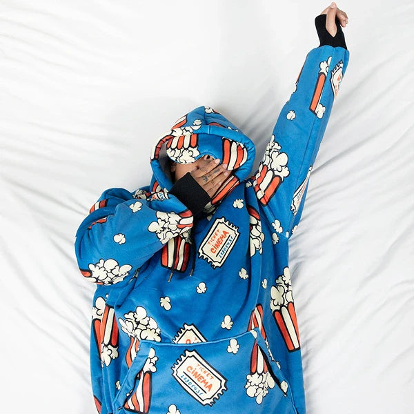 Wearable blanket Oversized with sherpa lining One size fits most.