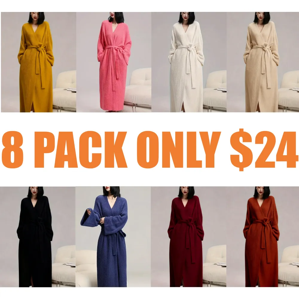 Women's Double-Sided Fleece Robe