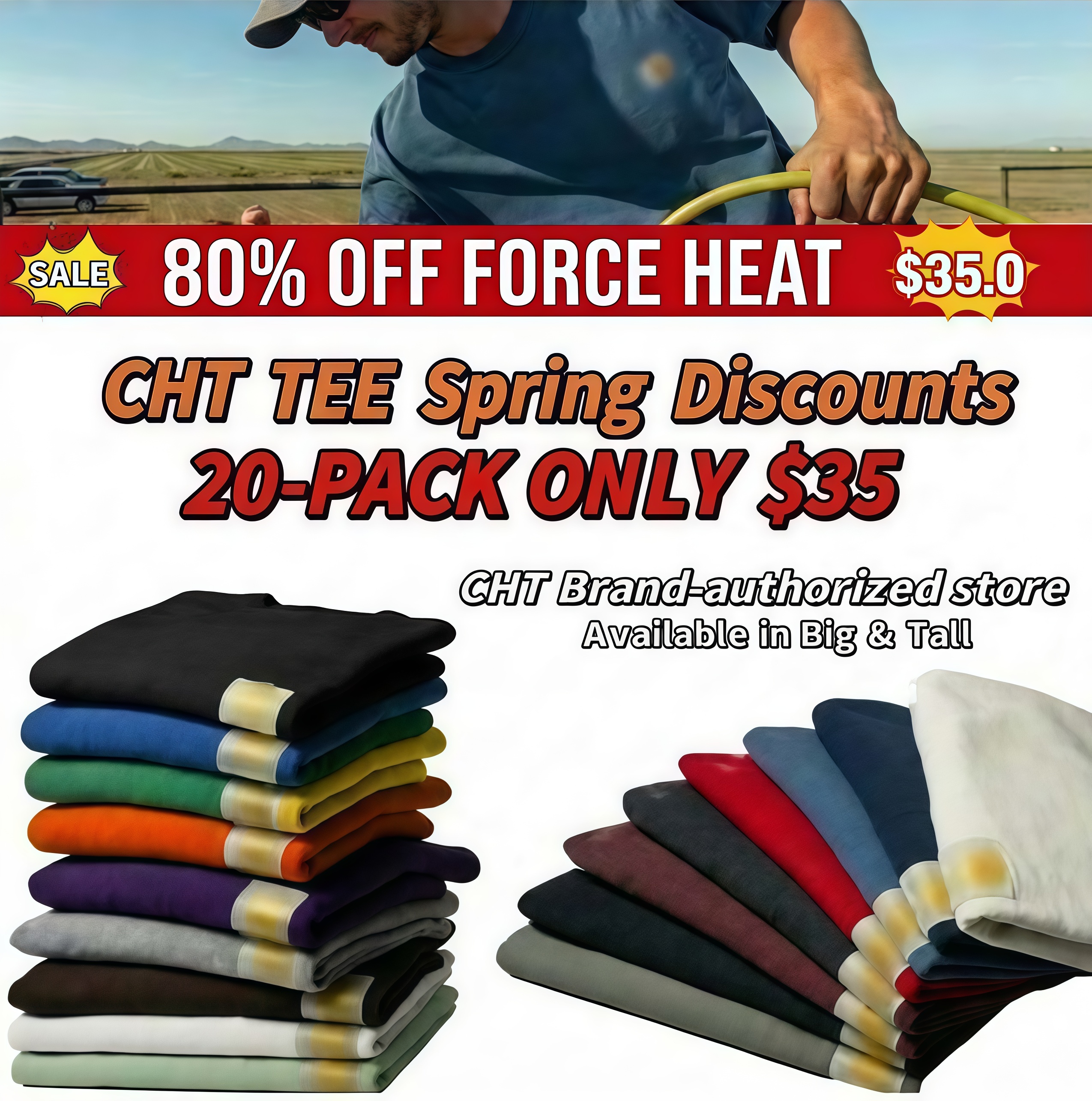 Last Day Promotion 🔥CHT Men's WIP Workwear Loose Fit Heavyweight Shirts (Also Available in Big & Tall)