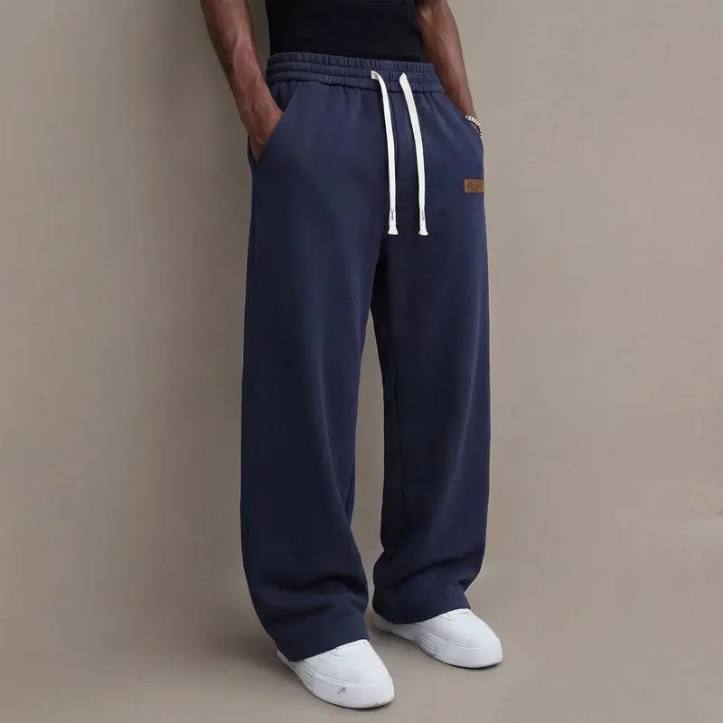 Men's Casual Pants Cotton Blend Stretch Comfortable Sports Casual Trousers
