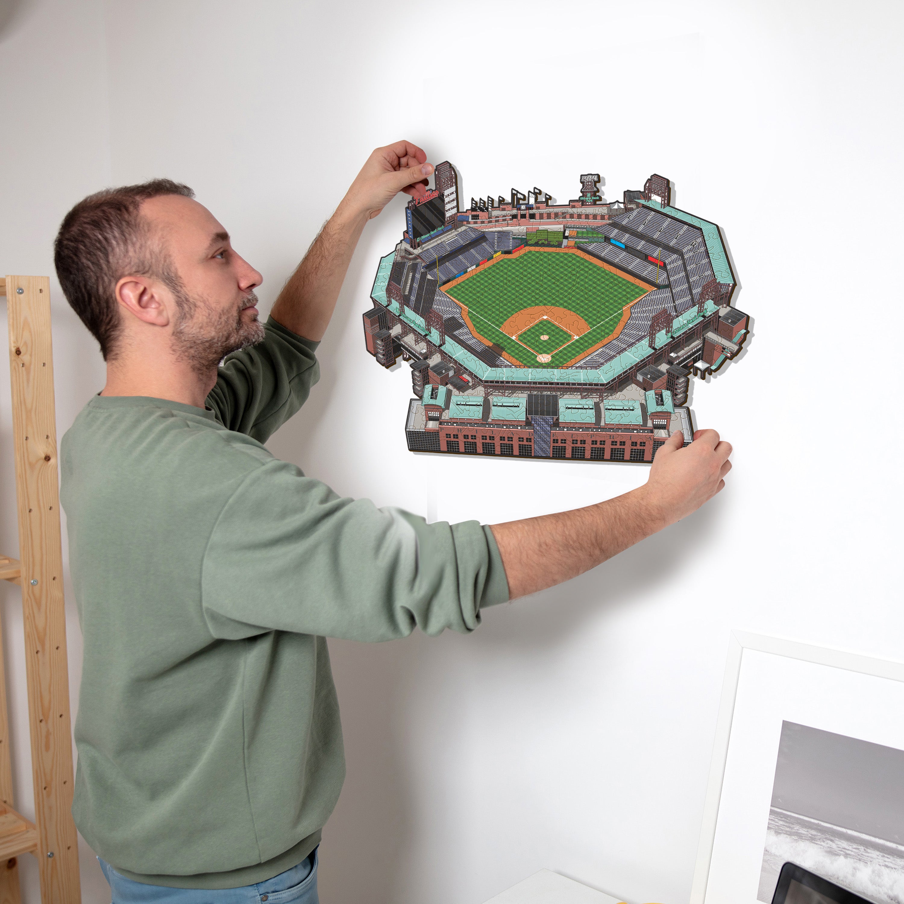 Philadelphia Phillies™ Citizens Bank Park Stadium - Wooden Puzzle