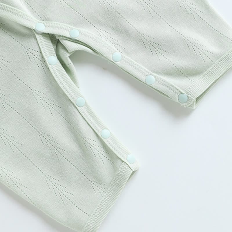 Baby Simple Solid Color Kimono Romper