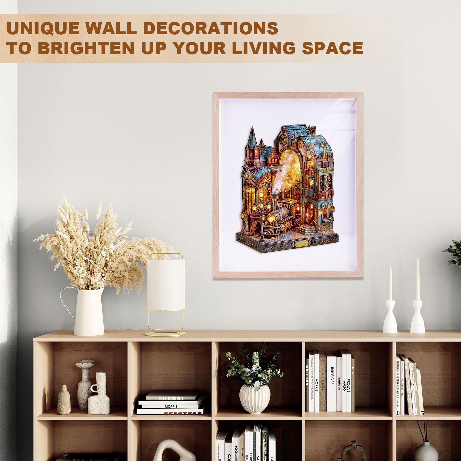 Steam platform Wooden Jigsaw Puzzle