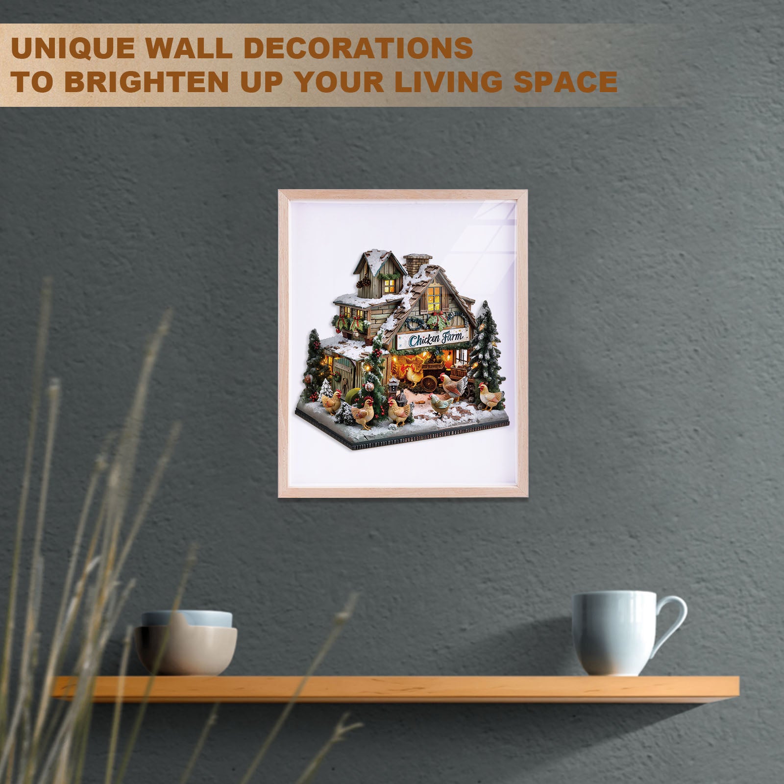 Chicken Farm Wooden Jigsaw Puzzle