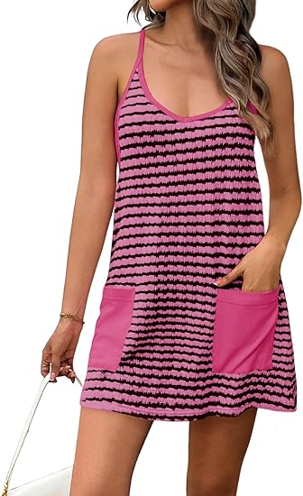 ✨Everyday Active Mini Tennis Dress with Built-In Shorts