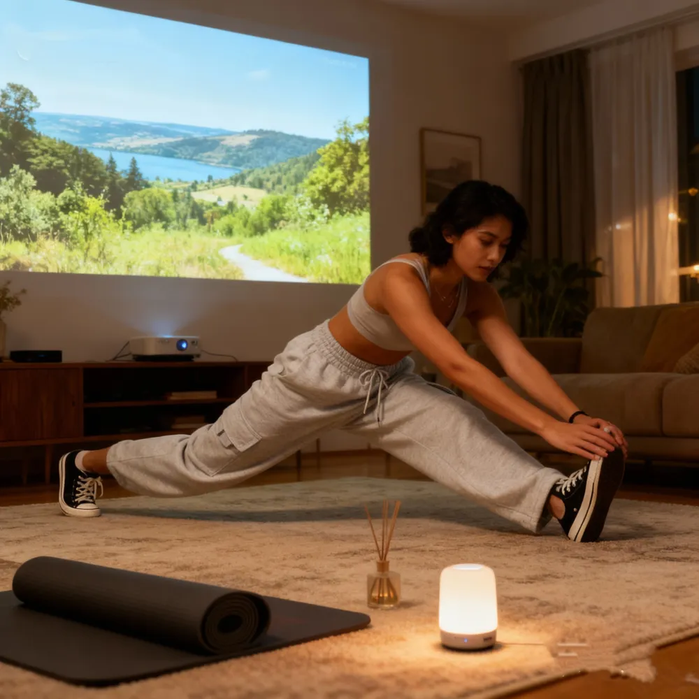 Woman Heavyweight Baggy Cargo Sweatpants