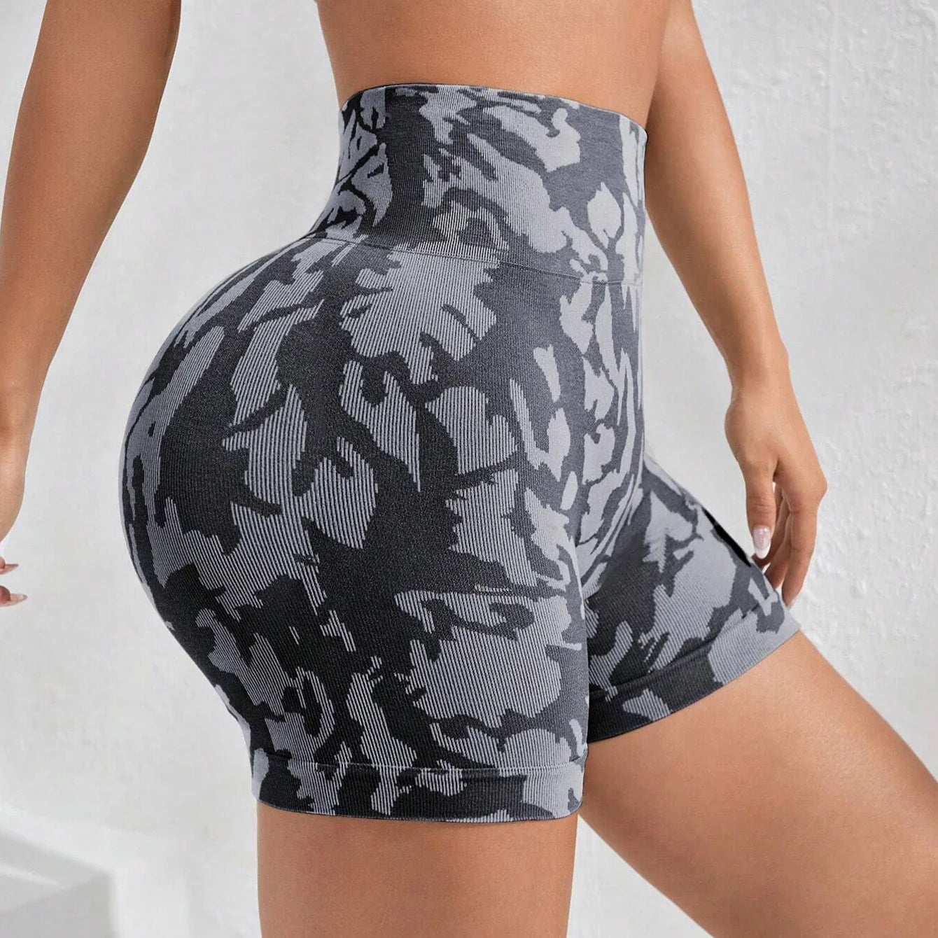 Tie-Dye Butt-Lifting Shorts