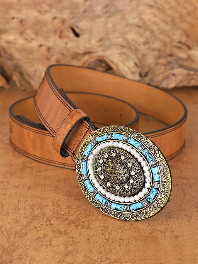 Women's Western American Bohemian Retro Personalized Belt