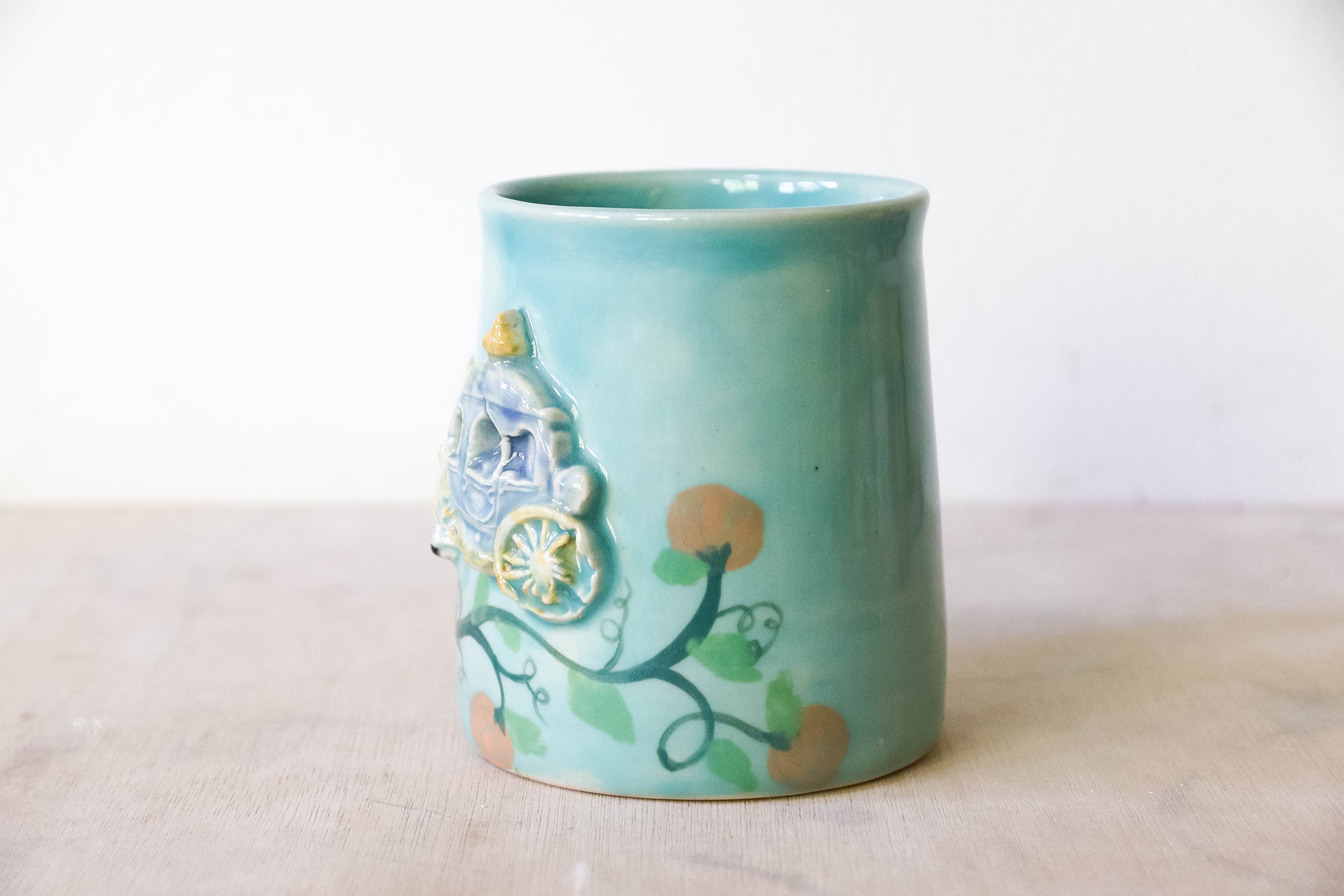 Princess Carriage Stoneware Mug