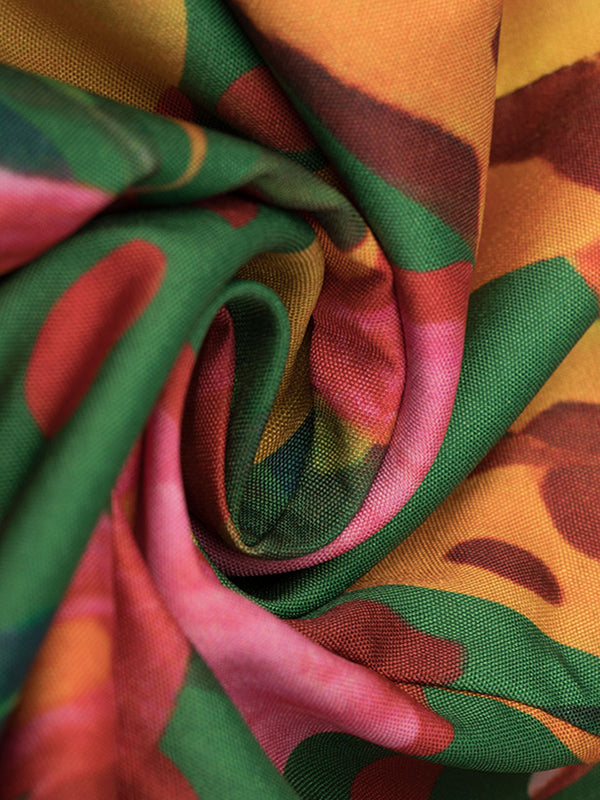 Fashion Square Neck Floral Jumpsuit