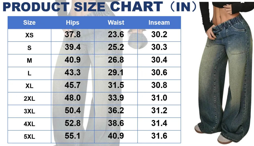 Women's High Waist Loose-Fit Denim Jeans