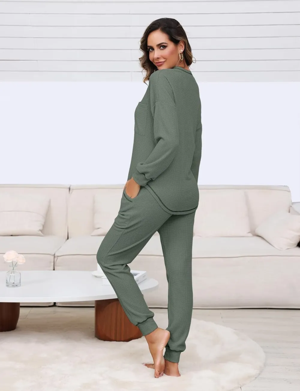 Womens Two Piece Outfits Lounge Sets