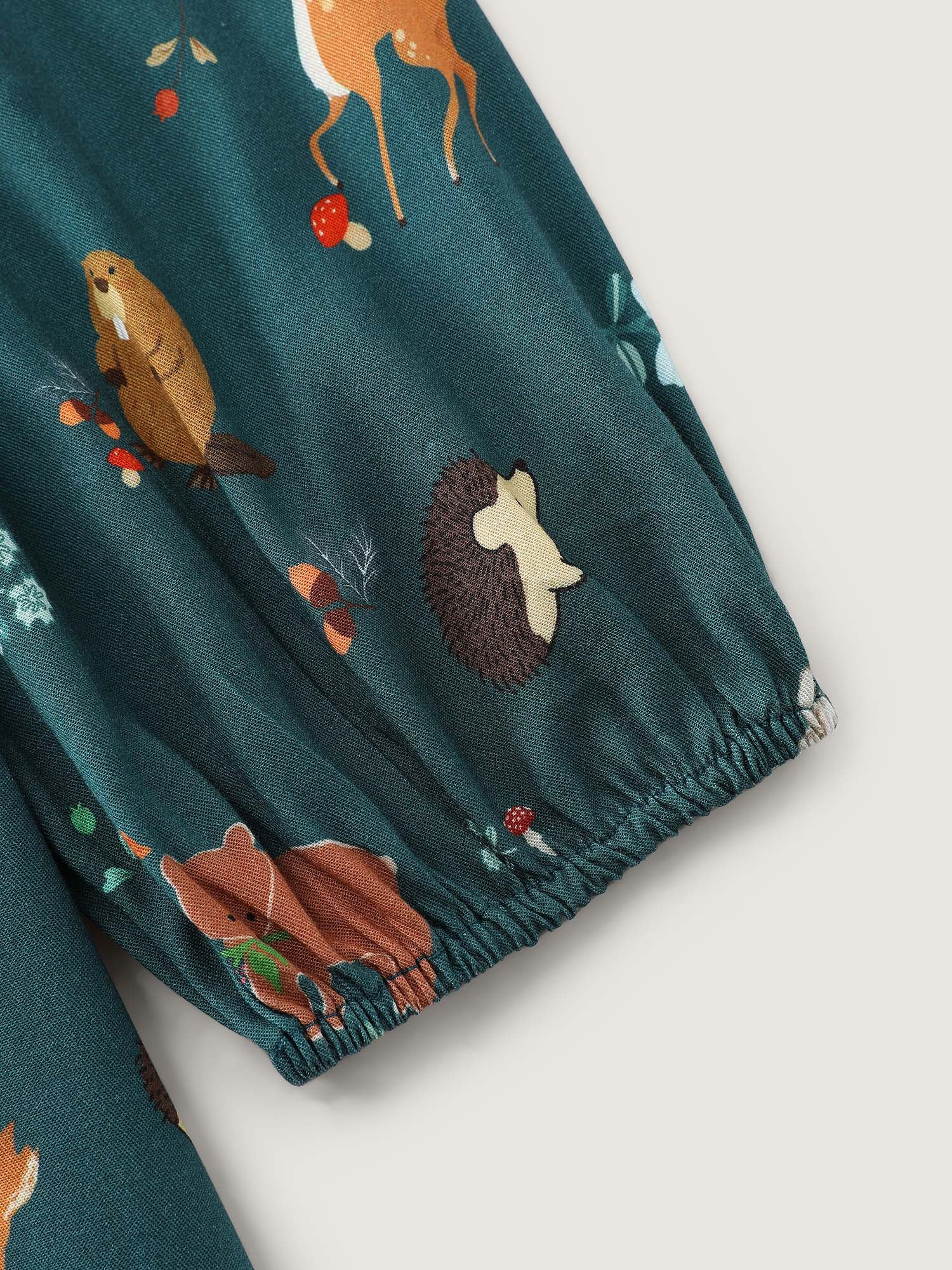 Animal Printed Cross-Tie Neckline Maxi Dress