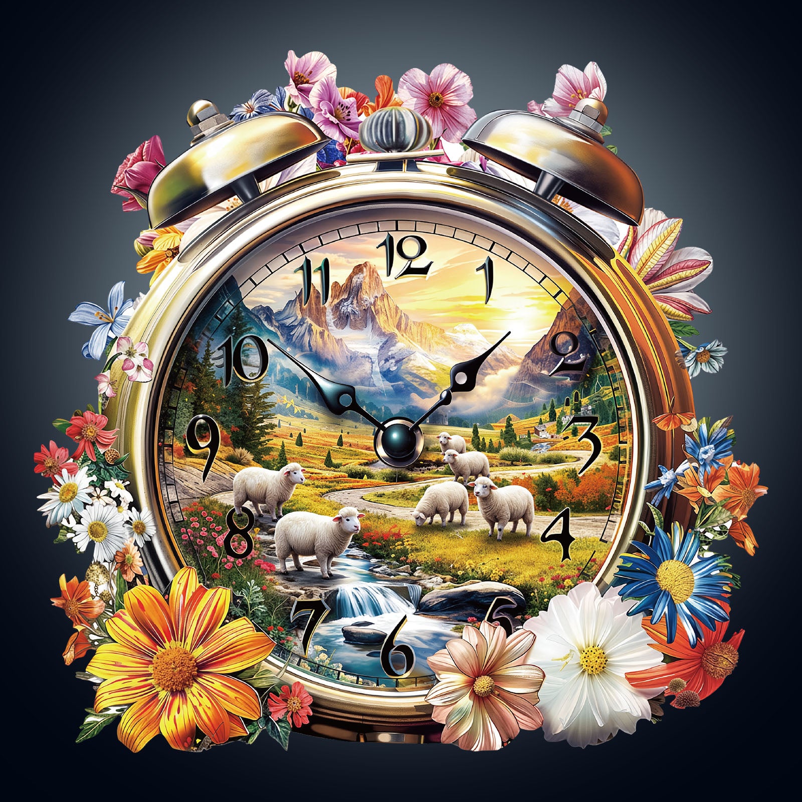 Prairie Clock Wooden Jigsaw Puzzle