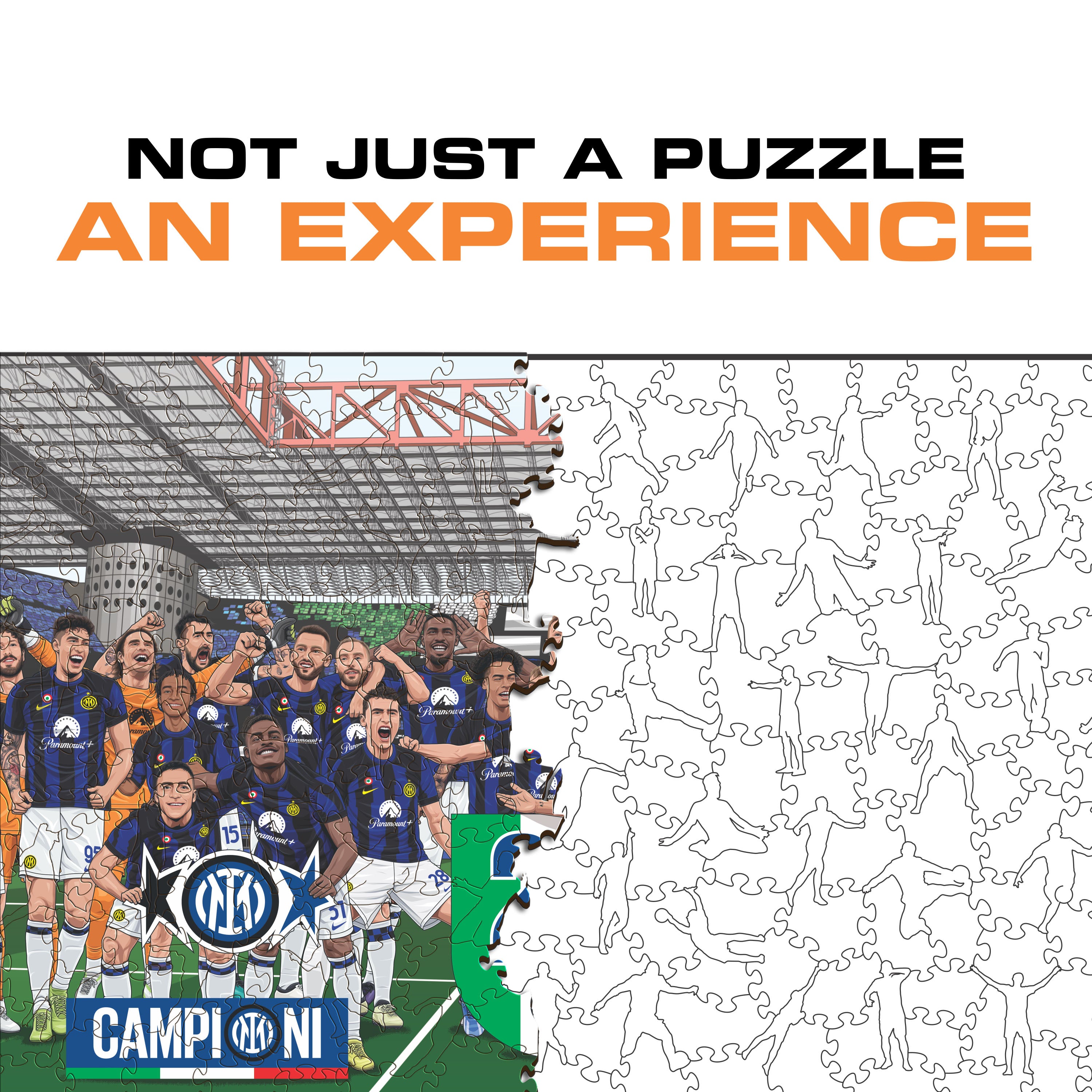 FC Inter® 20th Scudetto - Wooden Puzzle