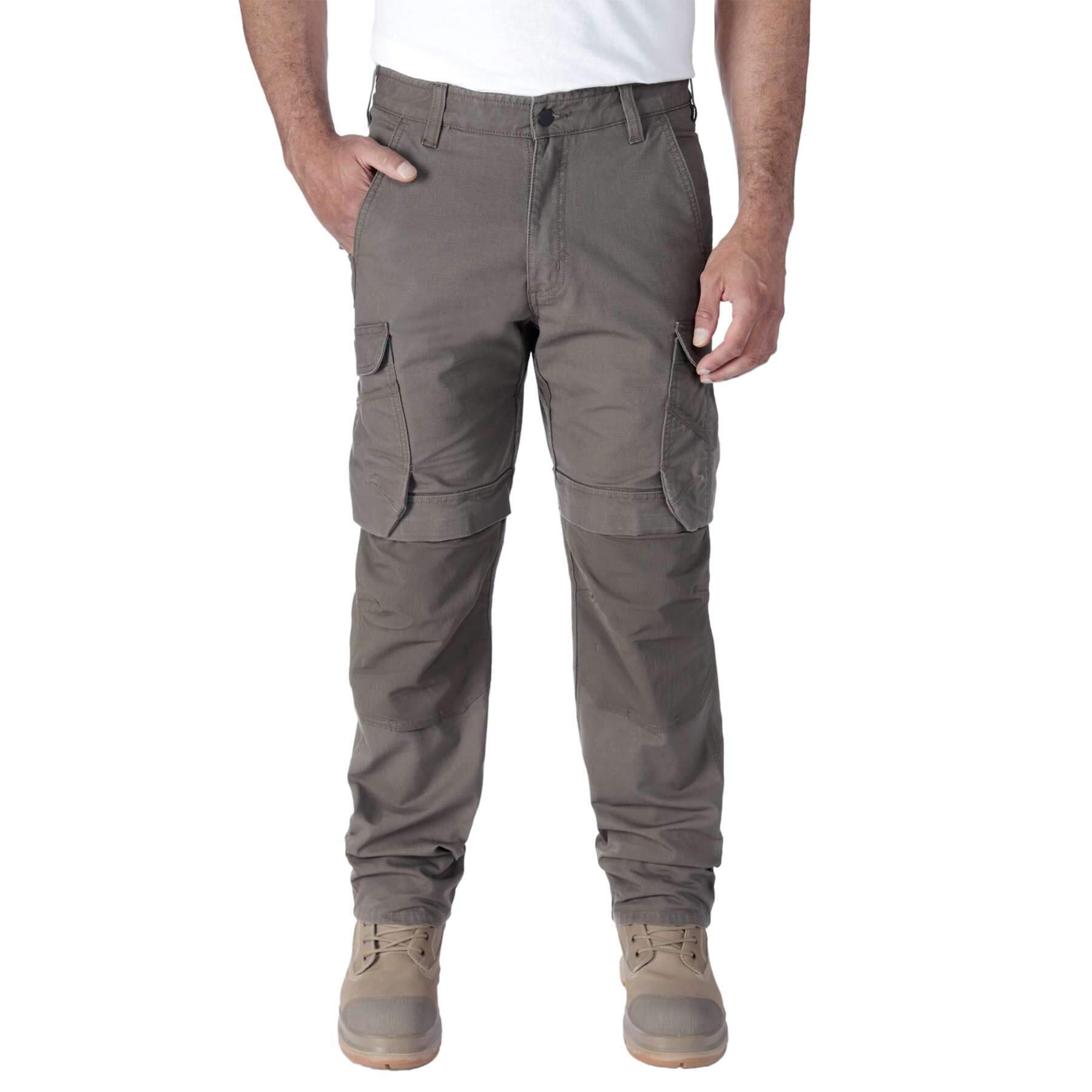 CHT Relaxed Straight Steel Rugged Flex Stretch Ripstop Double-Front Cargo Trousers 105072