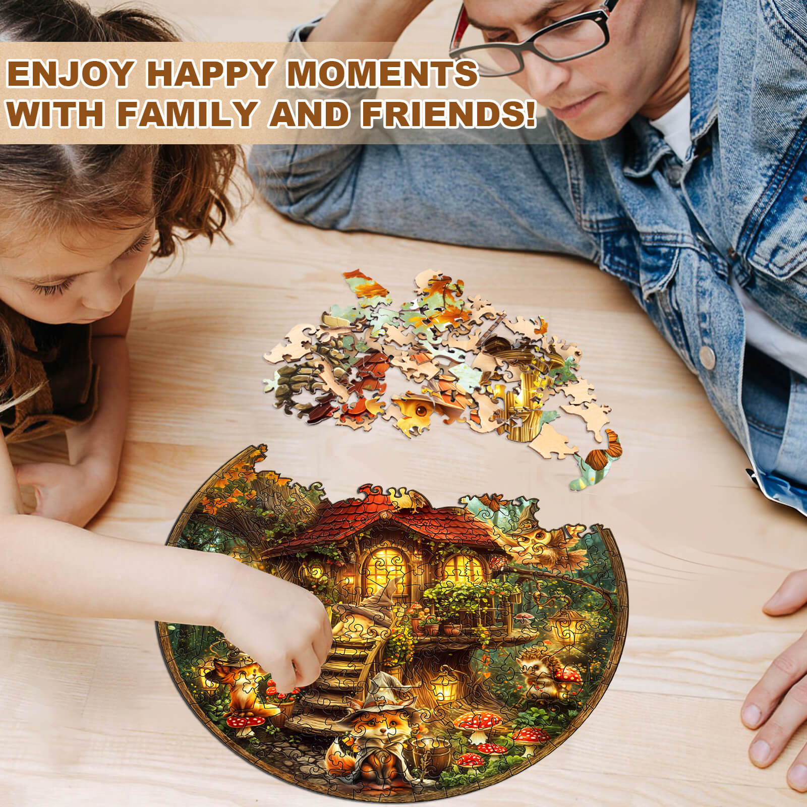 Magic forest Story Wooden Jigsaw Puzzle