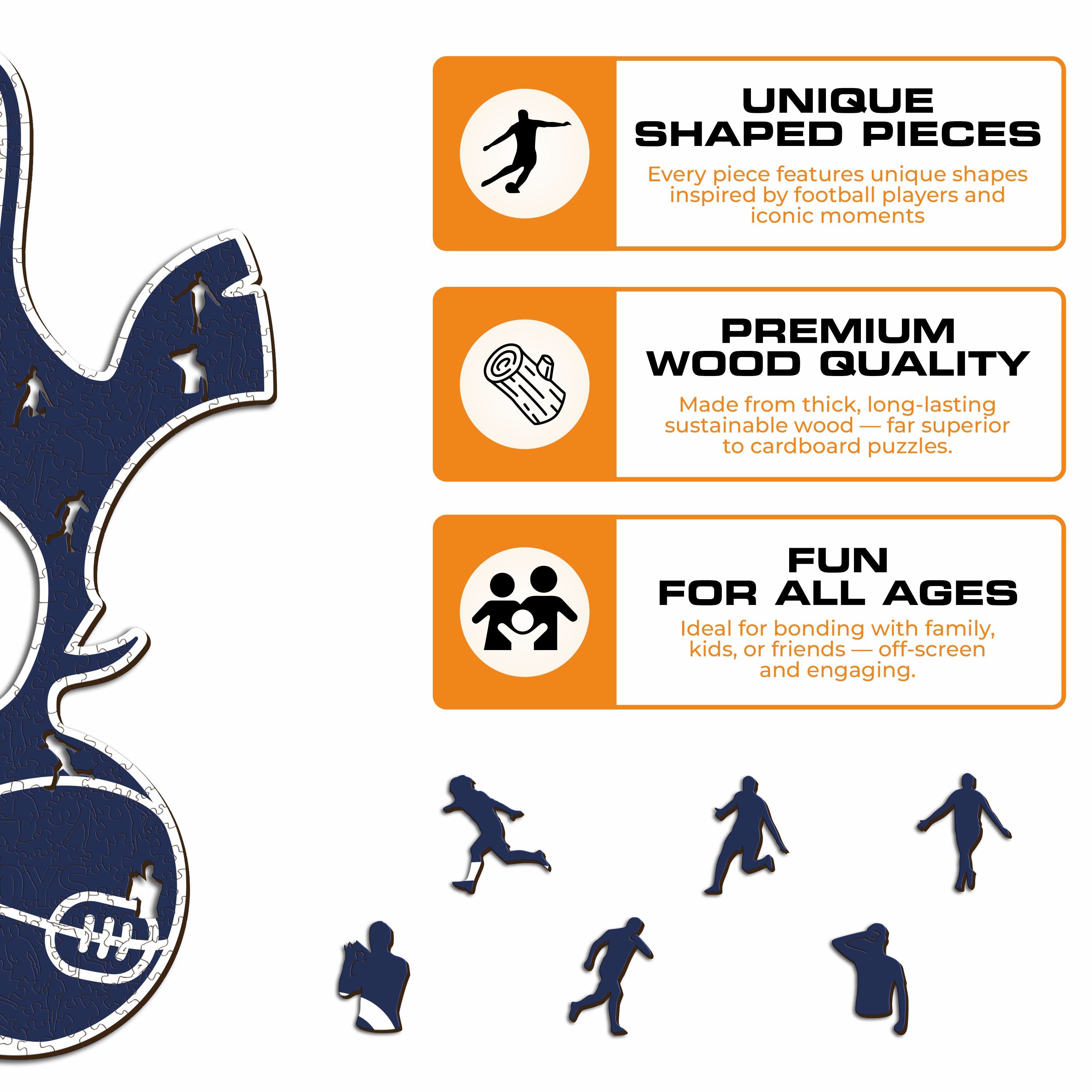 Tottenham Hotspur FC® Logo - Wooden Puzzle