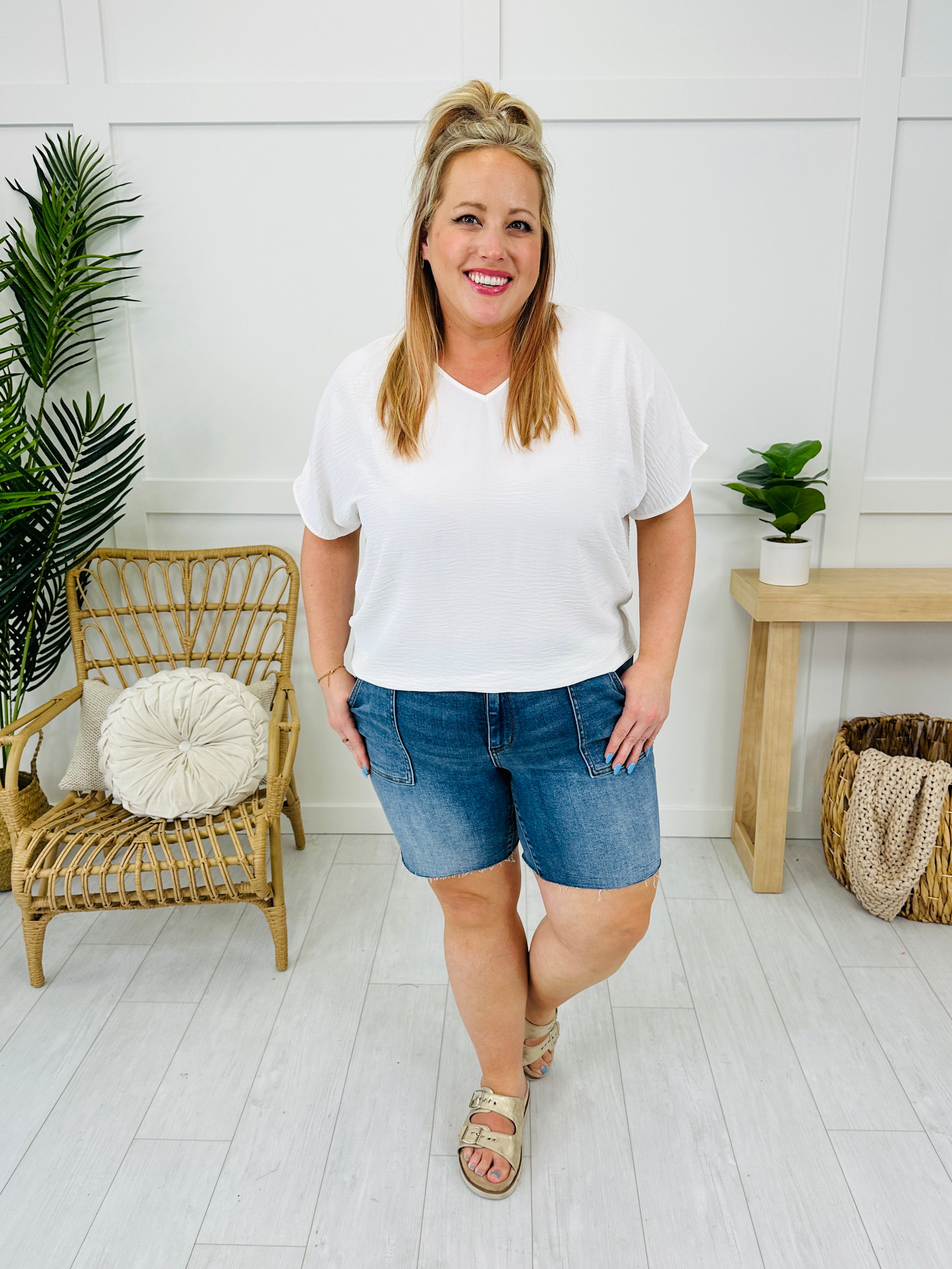 Judy Blue Patch Perfect Bermuda Shorts