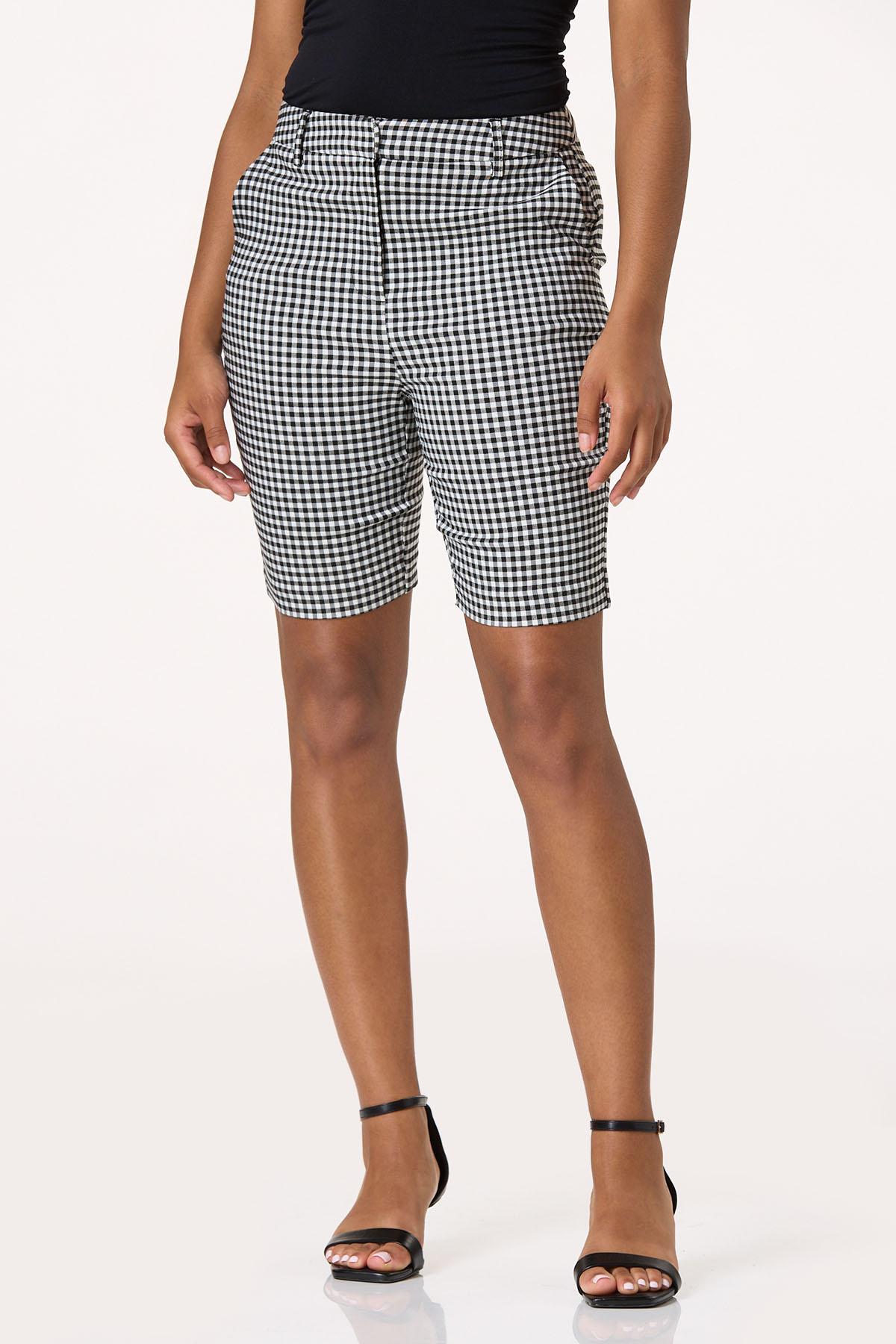 Gingham Bengaline Shorts