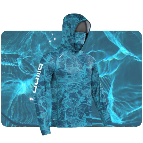 Men's UPF 100+ Performance Cooling Hoodie with Gaiter