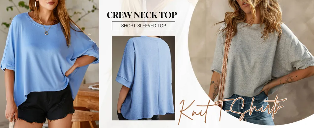 Women's Tops Oversized Basic Tee