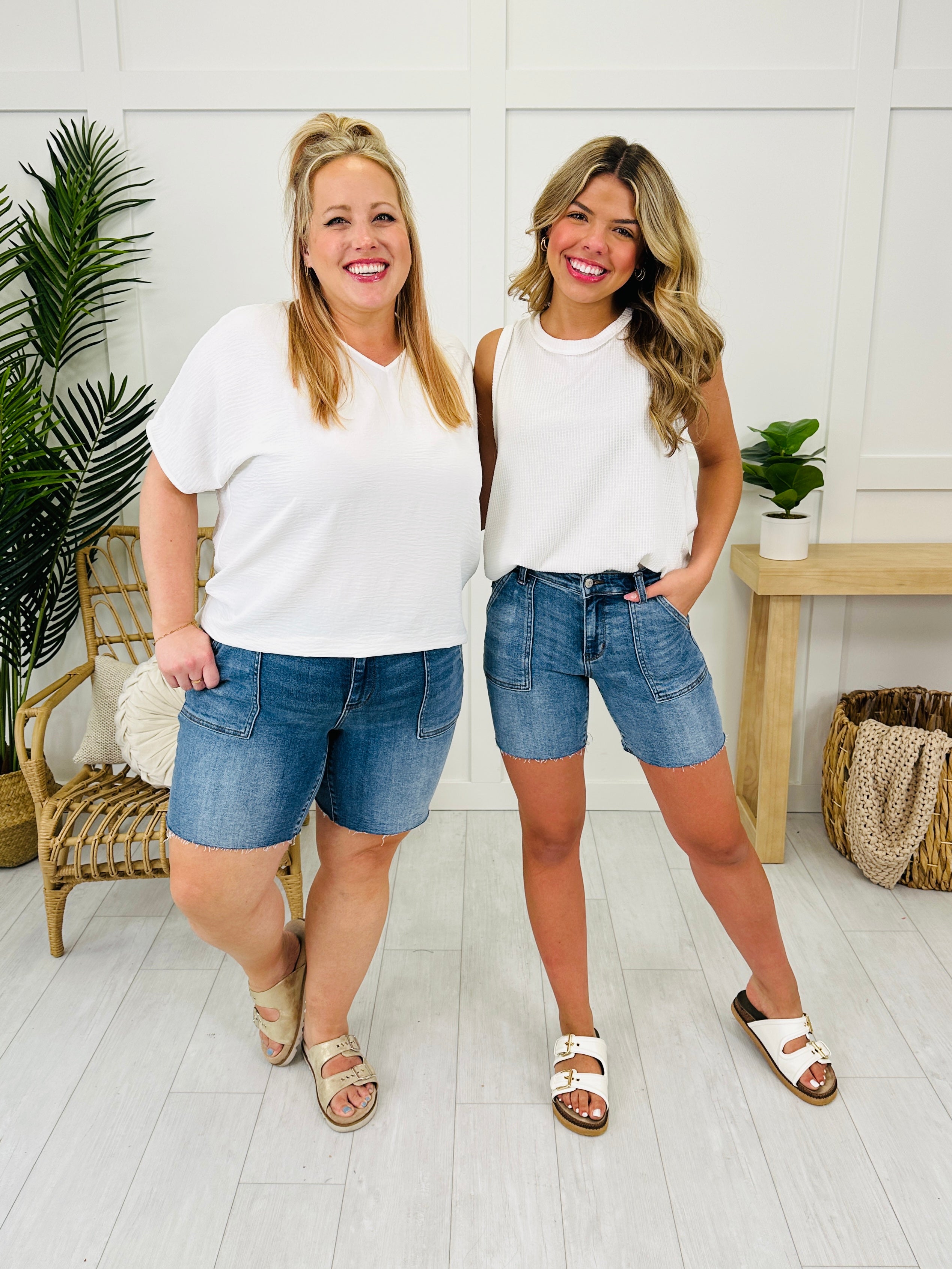 Judy Blue Patch Perfect Bermuda Shorts