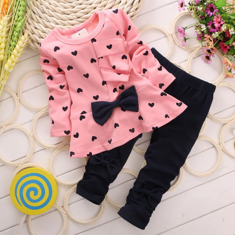 Casual Children Girl Suits Clothing Set