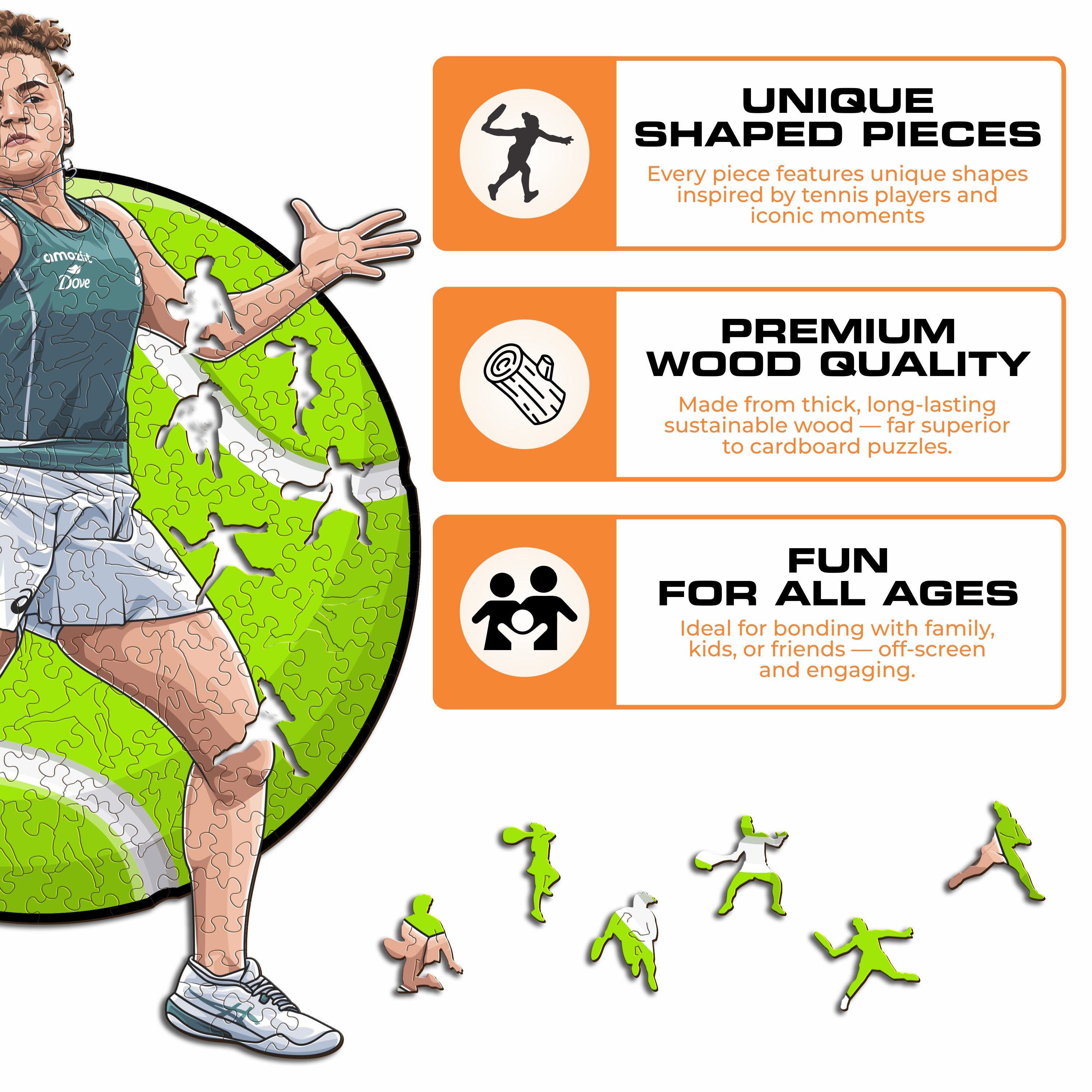 Jasmine Paolini - Wooden Puzzle