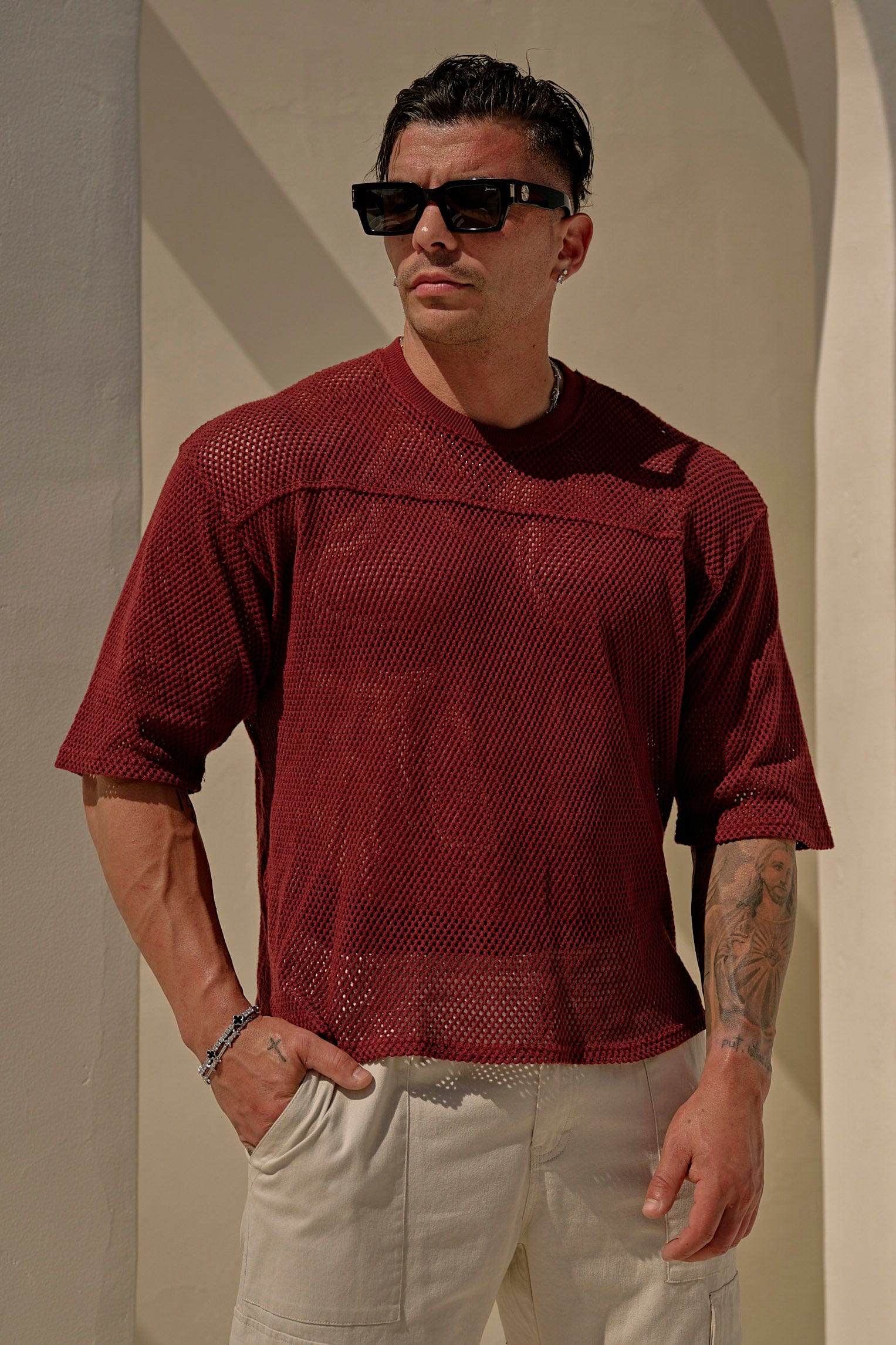 4022 - Cotton Mesh Tees