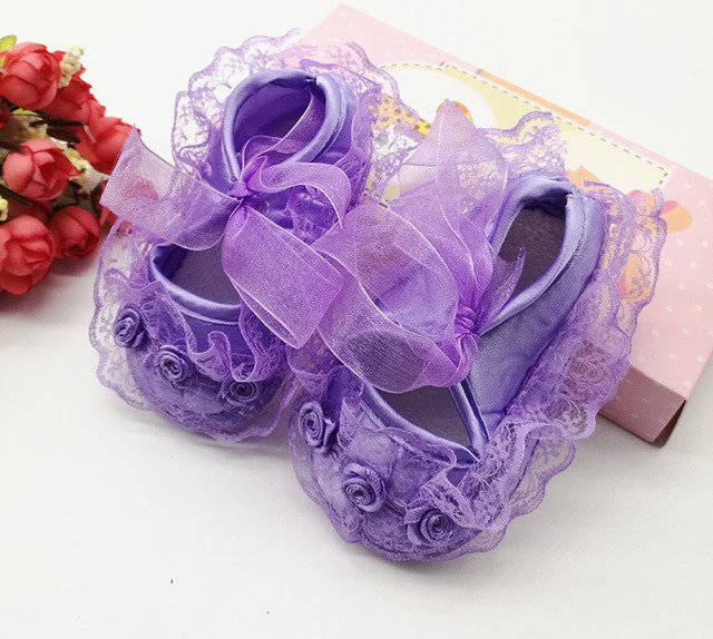 New Princess Baby Girls Cute Lace Shoes