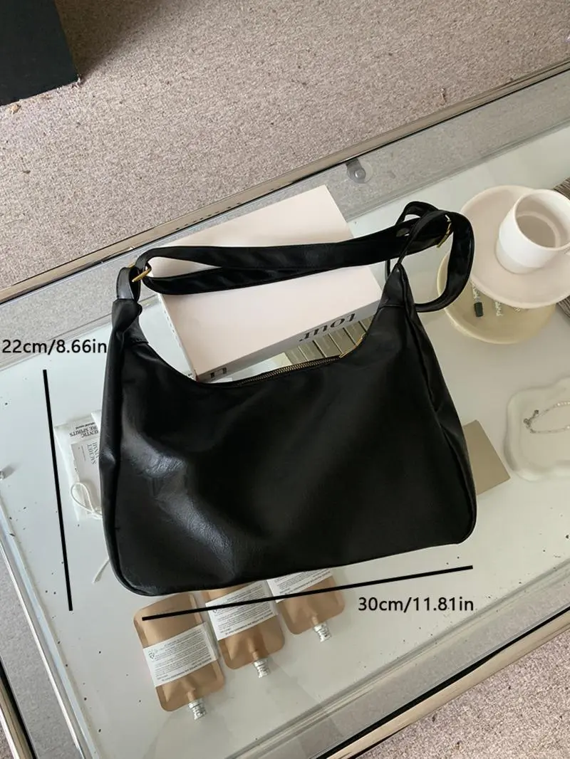 Women's Solid Color Shoulder Bag